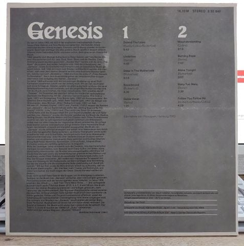 Genesis – Genesis LP PLAK