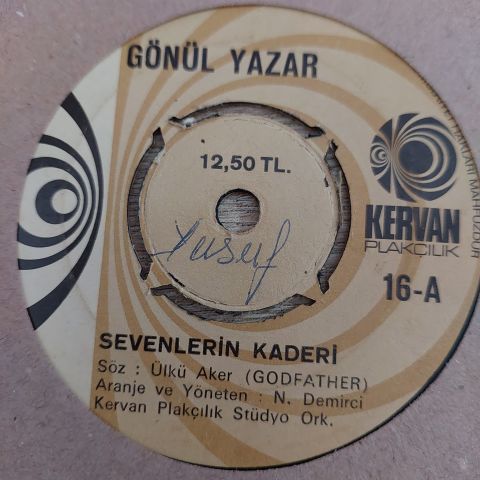 GÖNÜL YAZAR - SEVENLERİN KADERİ 45LİK PLAK