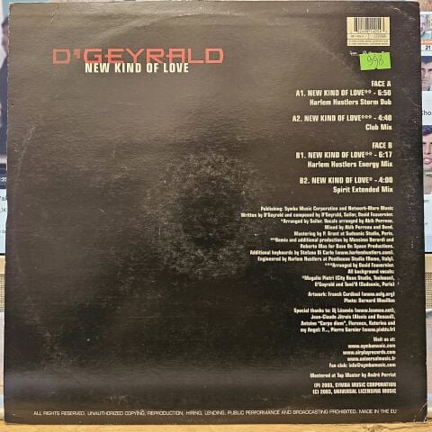 D'Geyrald – New Kind Of Love LP PLAK
