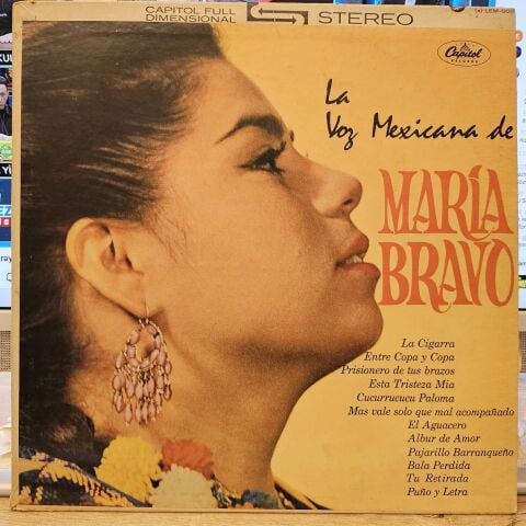 Maria Bravo – La Voz Mexicana De Maria Bravo LP PLAK