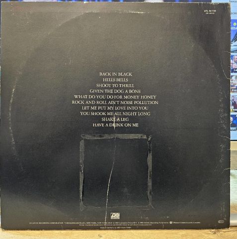 AC/DC – Back In Black LP PLAK