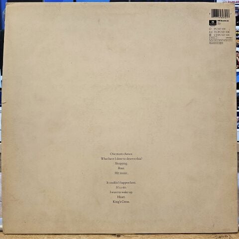 Pet Shop Boys – Actually LP PLAK