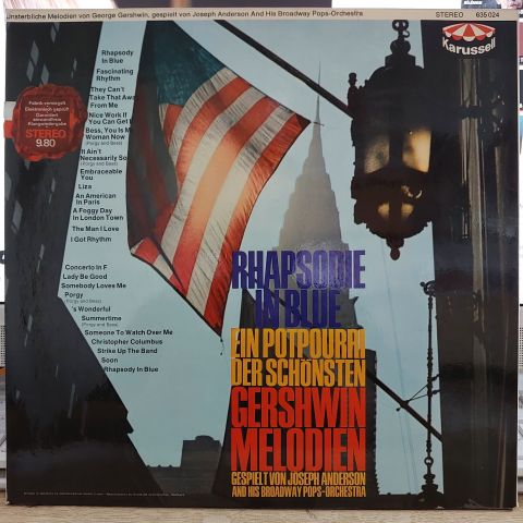 Joseph Anderson & His Broadway Pops Orchestra – Rhapsodie In Blue LP PLAK