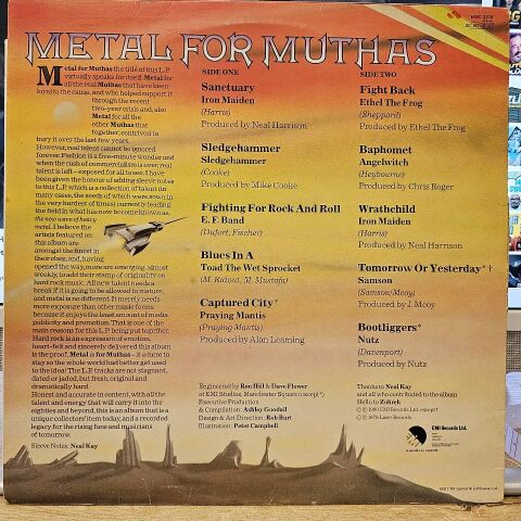 Various – Metal For Muthas LP PLAK