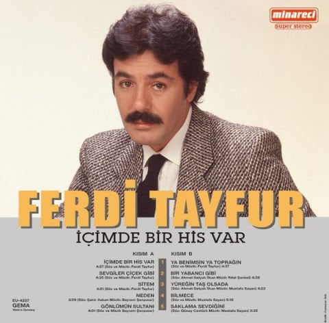 Ferdi Tayfur – İçimde Bir His Var LP PLAK