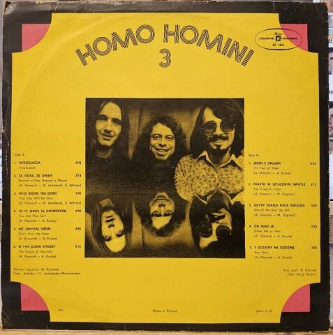 Homo Homini – 3 LP PLAK