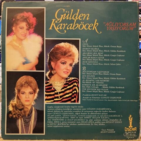 GÜLDEN KARABÖCEK - AĞLIYORSAM YAŞIYORUM LP PLAK