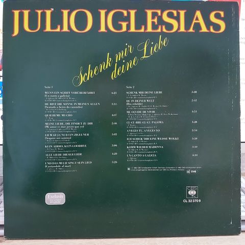 Julio Iglesias – Schenk Mir Deine Liebe LP PLAK