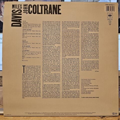 Miles Davis And John Coltrane – Miles & Coltrane LP PLAK