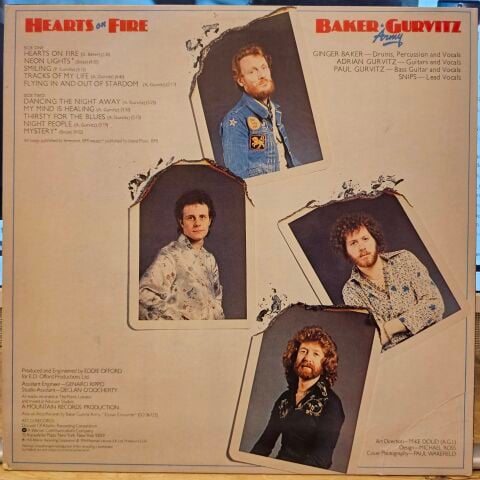 Baker Gurvitz Army – Hearts On Fire LP PLAK