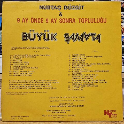 Nurtaç Düzgit – Büyük Şamata LP PLAK