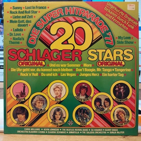 Various – 20 Schlager - 20 Stars - Die Super Hitparade '77 LP PLAK