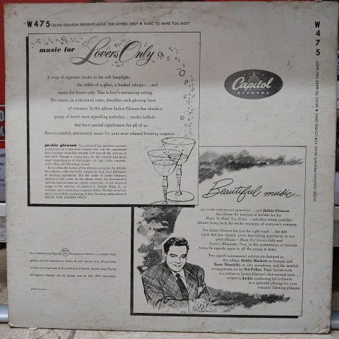 Jackie Gleason – Music For Lovers Only / Music To Make You Misty LP PLAK