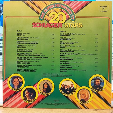 Various – 20 Schlager - 20 Stars - Die Super Hitparade '77 LP PLAK