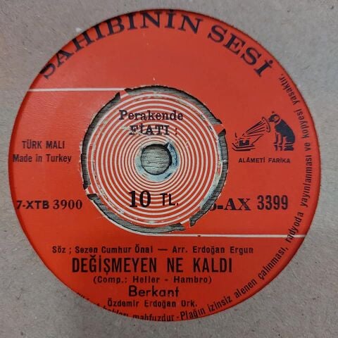 BERKANT - SANA GÖNÜL VERDİM DİYE 45LİK PLAK