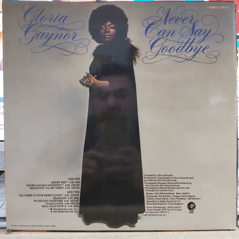 Gloria Gaynor – Never Can Say Goodbye LP PLAK