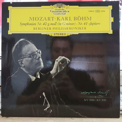 Mozart* • Karl Böhm, Berlin Philharmonic Orchestra* – Symphonies No. 40 In G Minor, No.41 (Jupiter) LP PLAK
