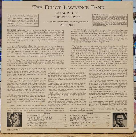The Elliot Lawrence Band – Swinging At The Steel Pier LP PLAK