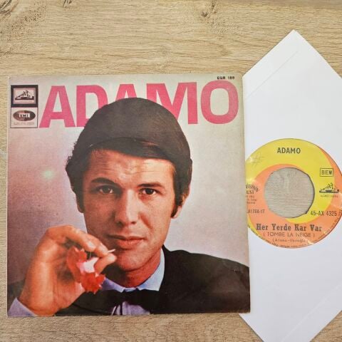 Adamo – Her Yerde Kar Var (Tombe La Neige) 45LİK PLAK