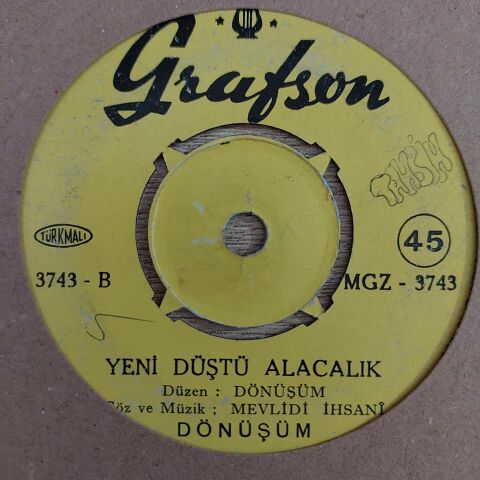 Dönüşüm – Seyid Osman / Yeni Düştü Alacalık 45LİK PLAK