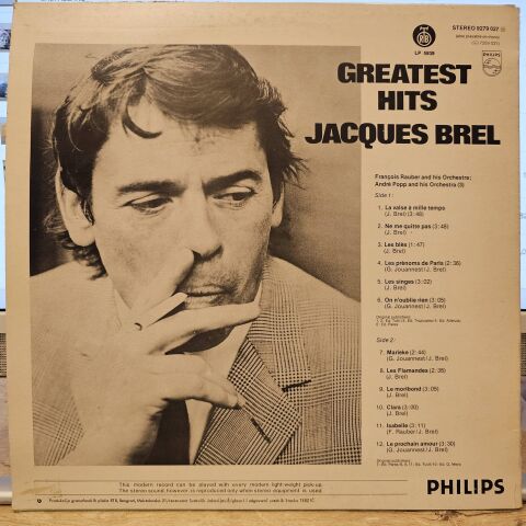 Jacques Brel – Greatest Hits LP PLAK