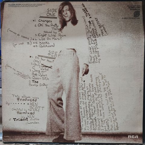 David Bowie – Hunky Dory LP PLAK