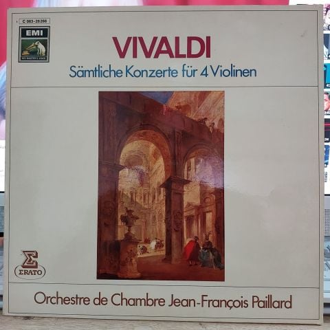 Antonio Vivaldi, Orchestre De Chambre Jean-François Paillard – Sämtliche Konzerte Für 4 Violonen LP PLAK