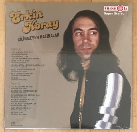 Erkin Koray – Silinmeyen Hatıralar LP PLAK