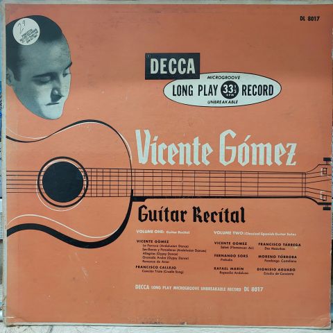 Vicente Gómez – Guitar Recital LP PLAK