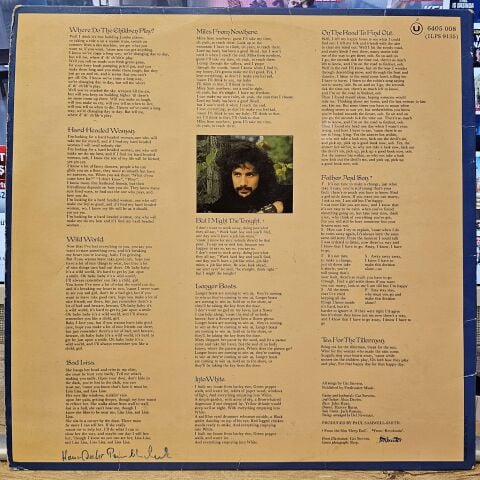 Cat Stevens – Tea For The Tillerman LP PLAK