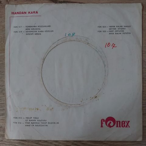HANDAN KARA - SONBAHAR RÜZGARLARI 45LİK PLAK