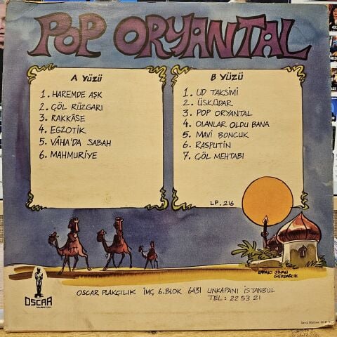 Pop Oryantal – Egzotik Doğu Müziği LP PLAK