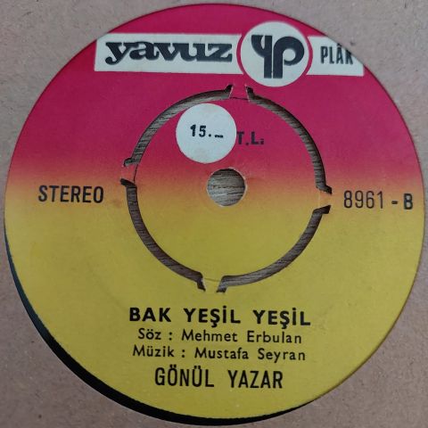 GÖNÜL YAZAR - TANRIM BENİ BAŞTAN YARAT 45LİK PLAK