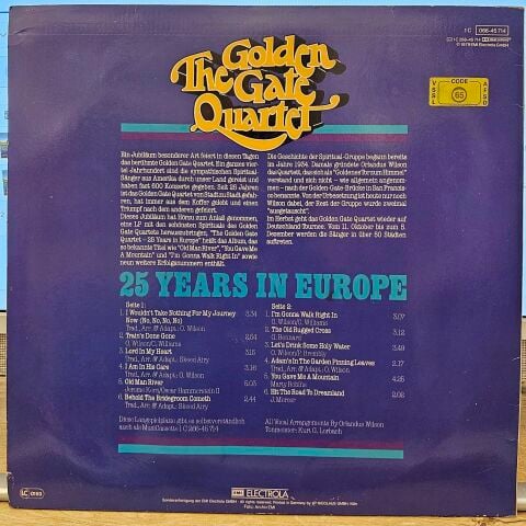 The Golden Gate Quartet – 25 Years In Europe LP PLAK