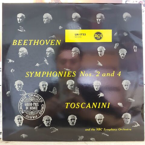 Beethoven*, Toscanini*, NBC Symphony Orchestra – Symphonies Nos. 2 And 4 LP PLAK