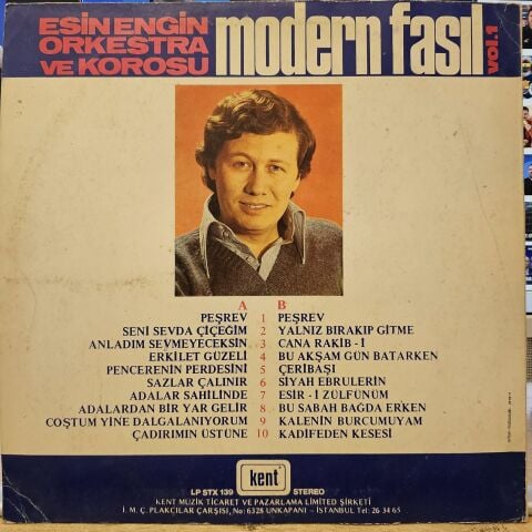Esin Engin Orkestrası Ve Korosu – Modern Fasıl Vol. 1 LP PLAK