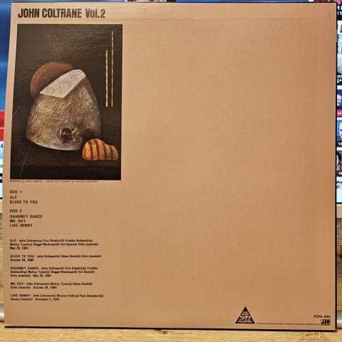 John Coltrane – John Coltrane Vol. 2 LP PLAK