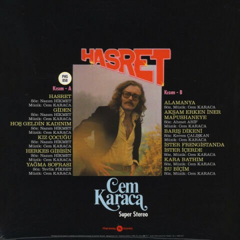 CEM KARACA - HASRET LP PLAK