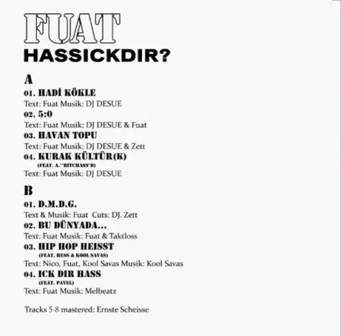 FUAT - HASSICKDIR? LP PLAK