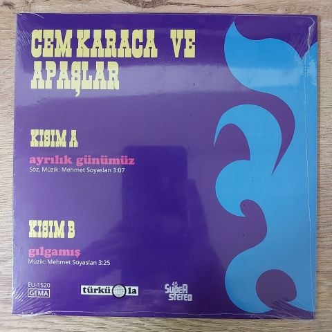 Cem Karaca Ve Apaşlar – Ayrılık Günümüz / Gılgamış 45LİK PLAK