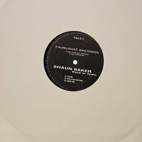 Shaun Baker – Back In Town LP PLAK
