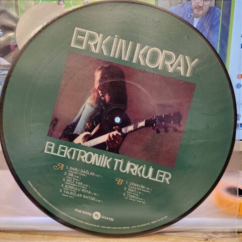 Erkin Koray – Elektronik Türküler LP PLAK RESİMLİ PLAK LİMİTED EDİTİON