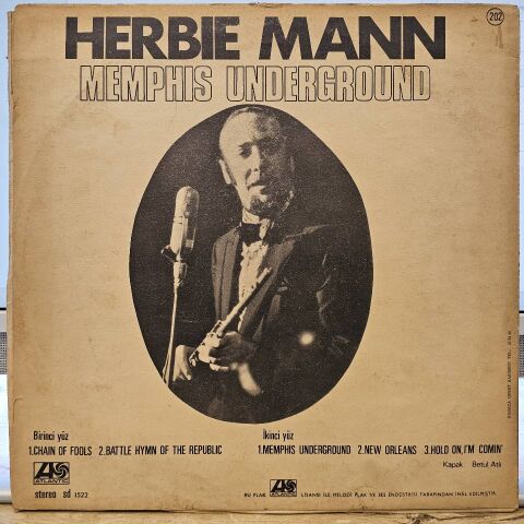 Herbie Mann – Memphis Underground LP PLAK
