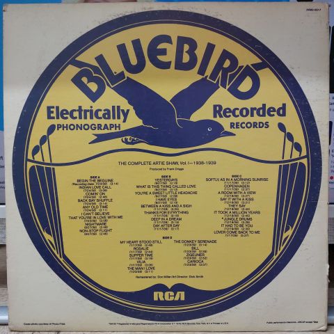 Artie Shaw – The Complete Artie Shaw, Vol. I 1938-1939 LP PLAK