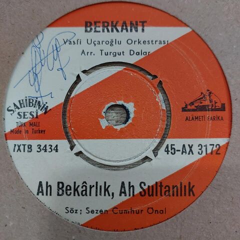 BERKANT - BİR YOLCUM VAR 45LİK PLAK
