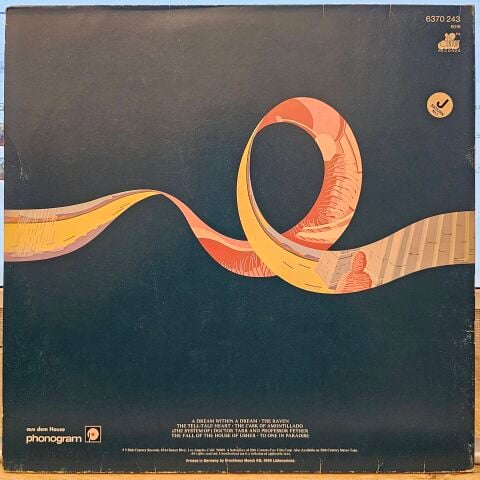 The Alan Parsons Project – Tales Of Mystery And Imagination LP PLAK