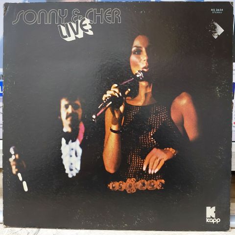 Sonny & Cher – Sonny & Cher Live LP PLAK
