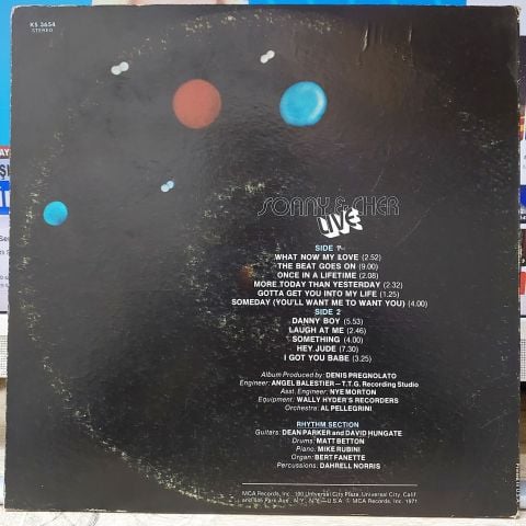 Sonny & Cher – Sonny & Cher Live LP PLAK