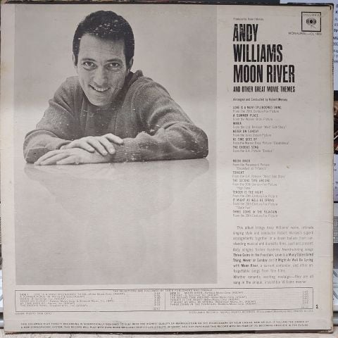 Andy Williams – Moon River And Other Great Movie Themes LP PLAK