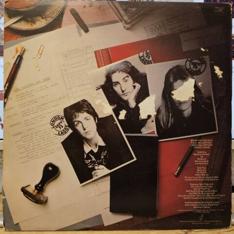 Paul McCartney And Wings – Band On The Run LP PLAK